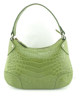 White sales crocodile handbag