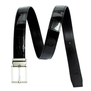 Men's Belt NSB 32mm Black Glazed