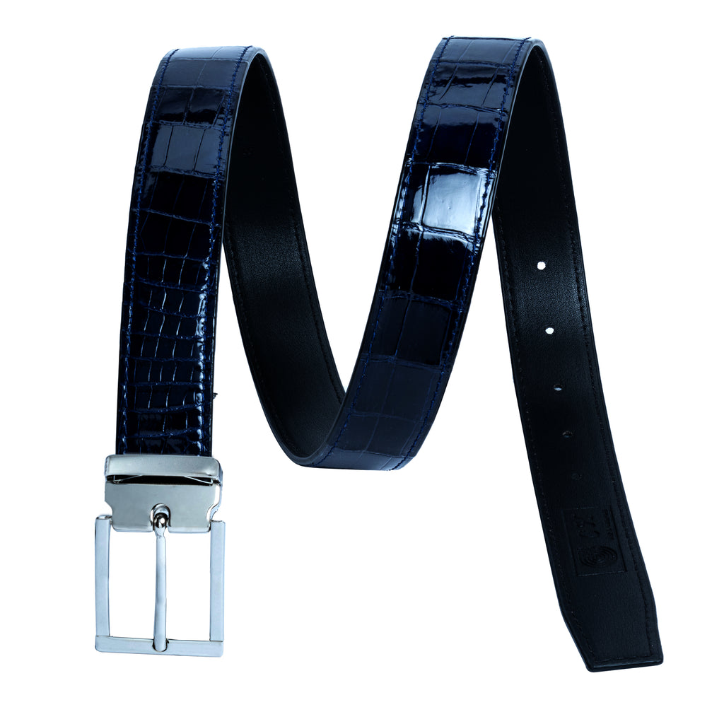 Men's Belt NSB 32mm Navy Glazed