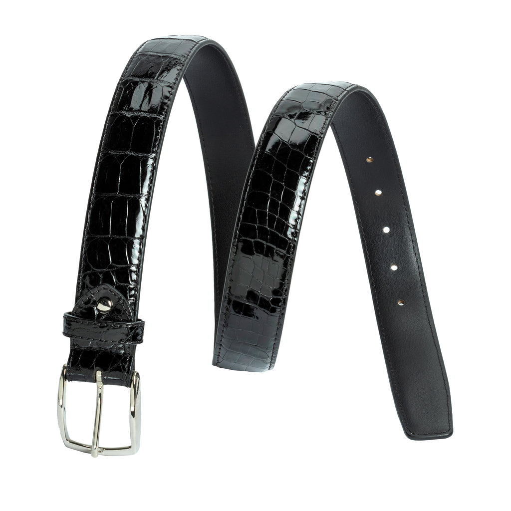 Men's Belt NSB 35mm Black Glazed