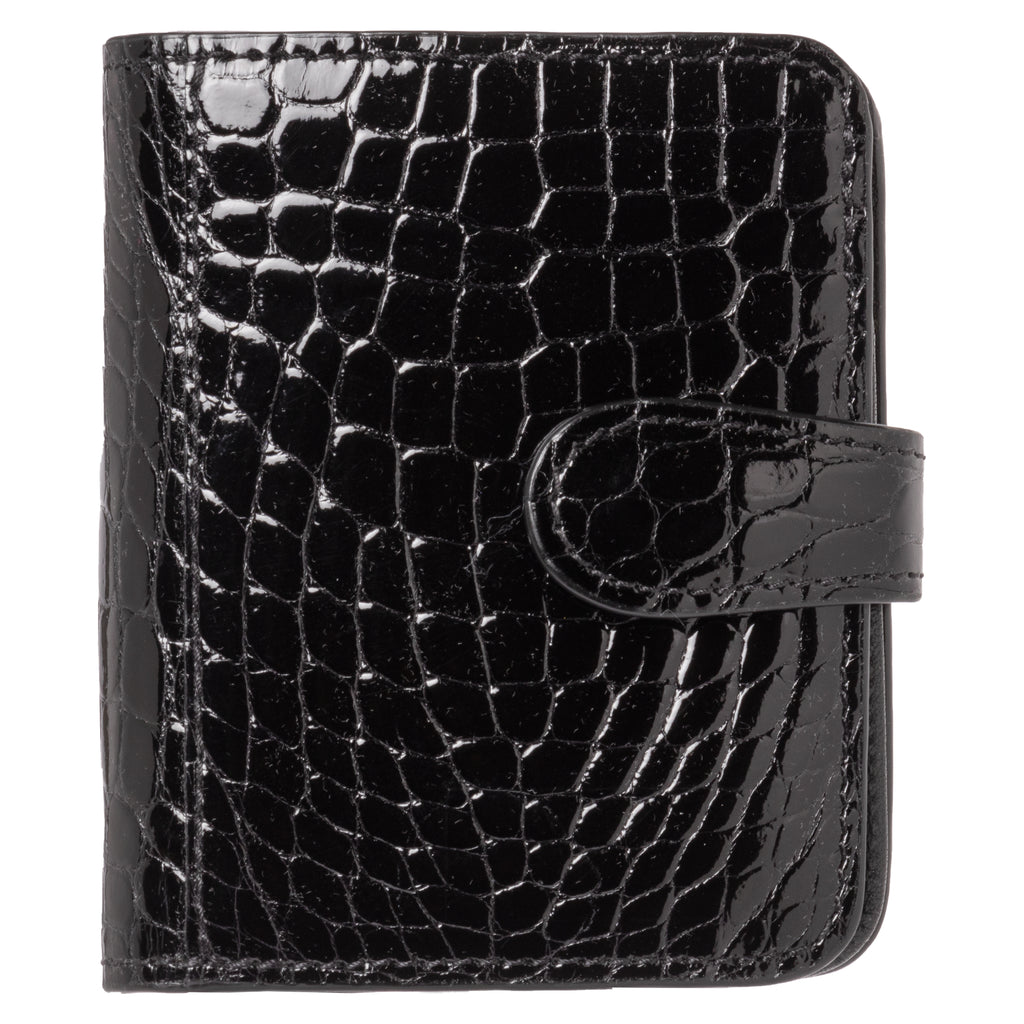 Ladies Card Holder NSB 81401 Black Glazed