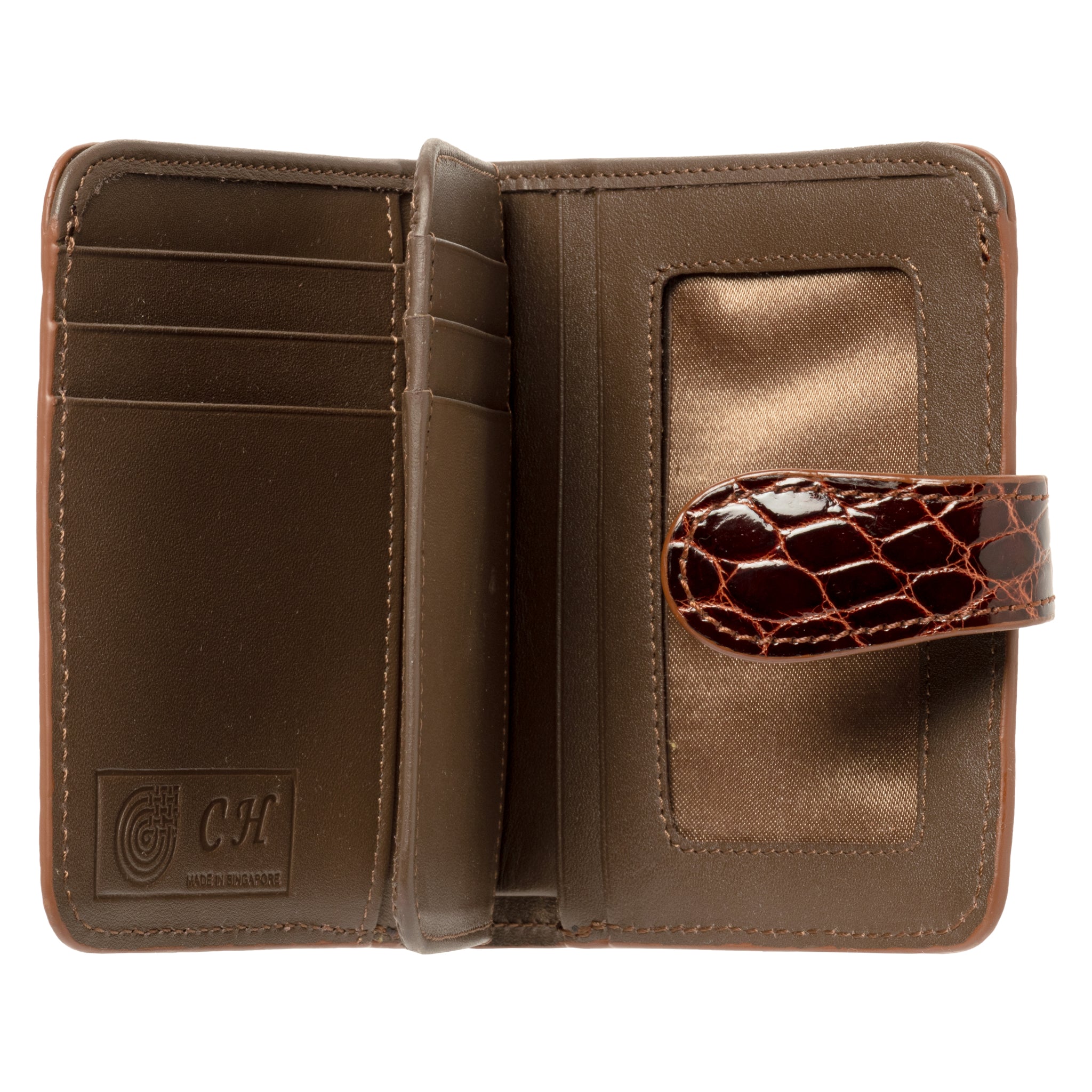 Ladies Card Holder NSB 81401 Brown Glazed