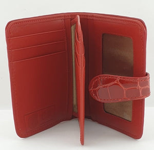 Ladies Card Holder NSB 81401 Flame Red Glazed