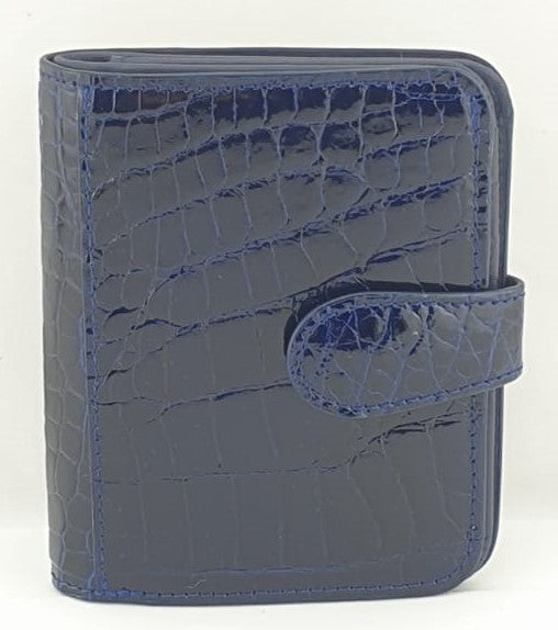 Ladies Card Holder NSB 81401 Navy Blue Glazed