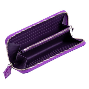 Ladies Long Purse NSB 6742 Amethyst Glazed