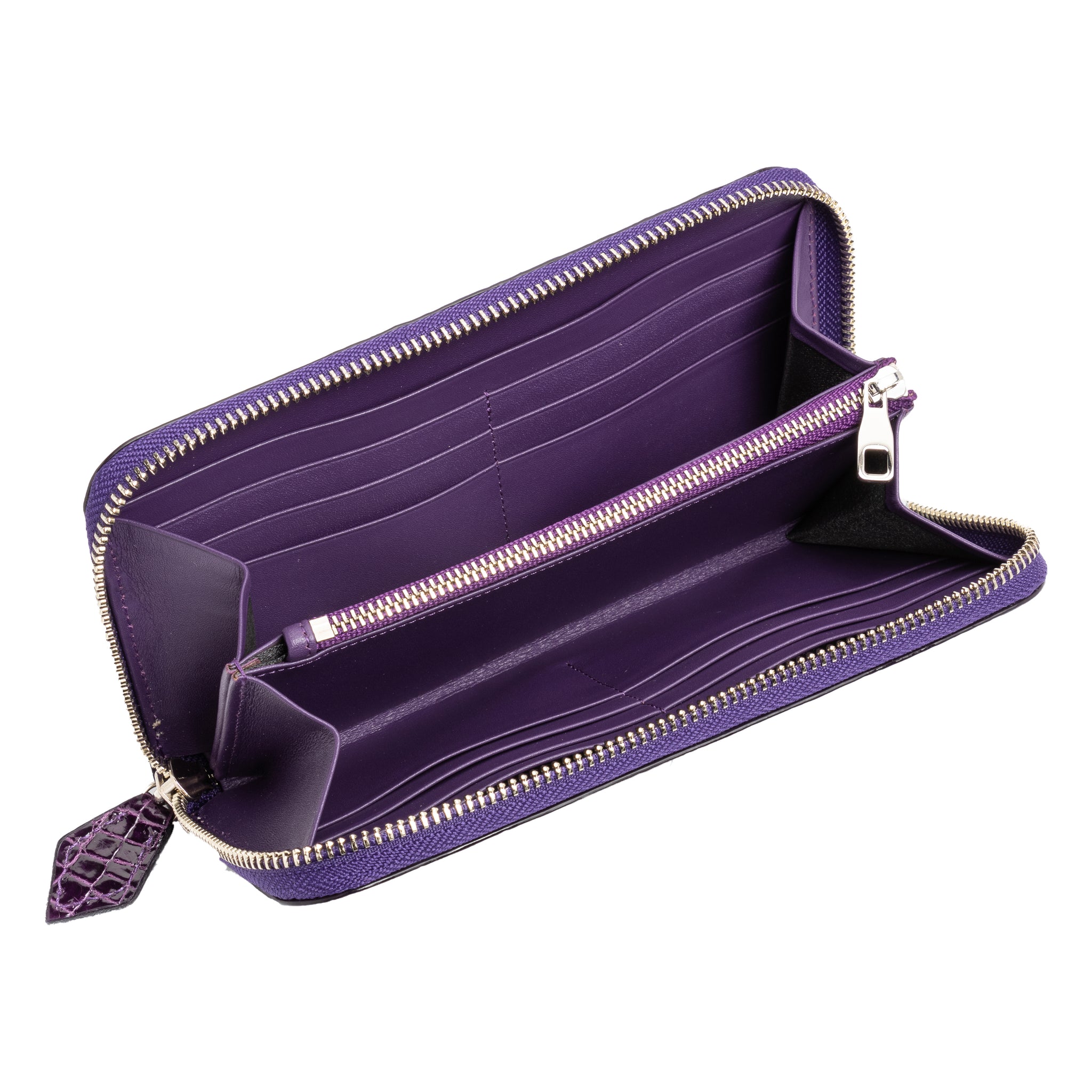 Ladies Long Purse NSB 6742 Violet Glazed