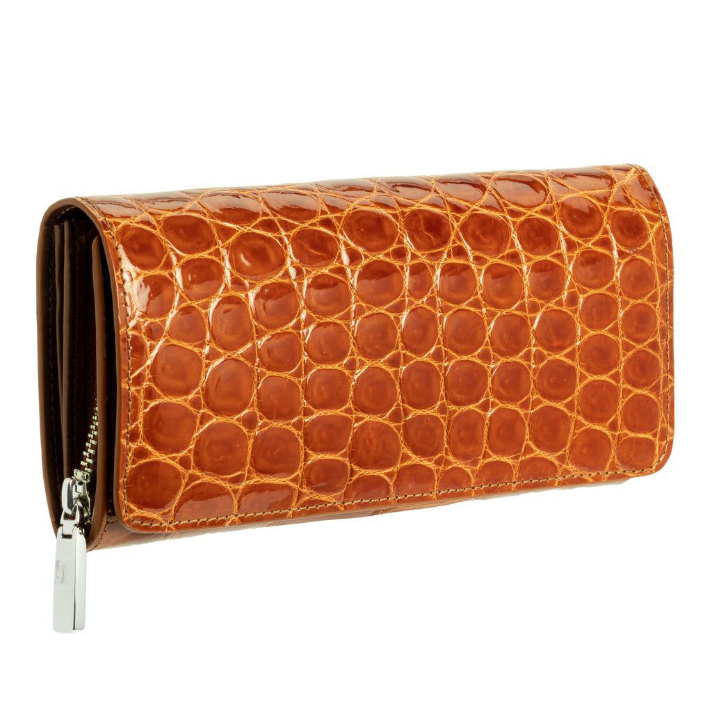 Ladies Long Purse NSB 81164 Cognac Glazed