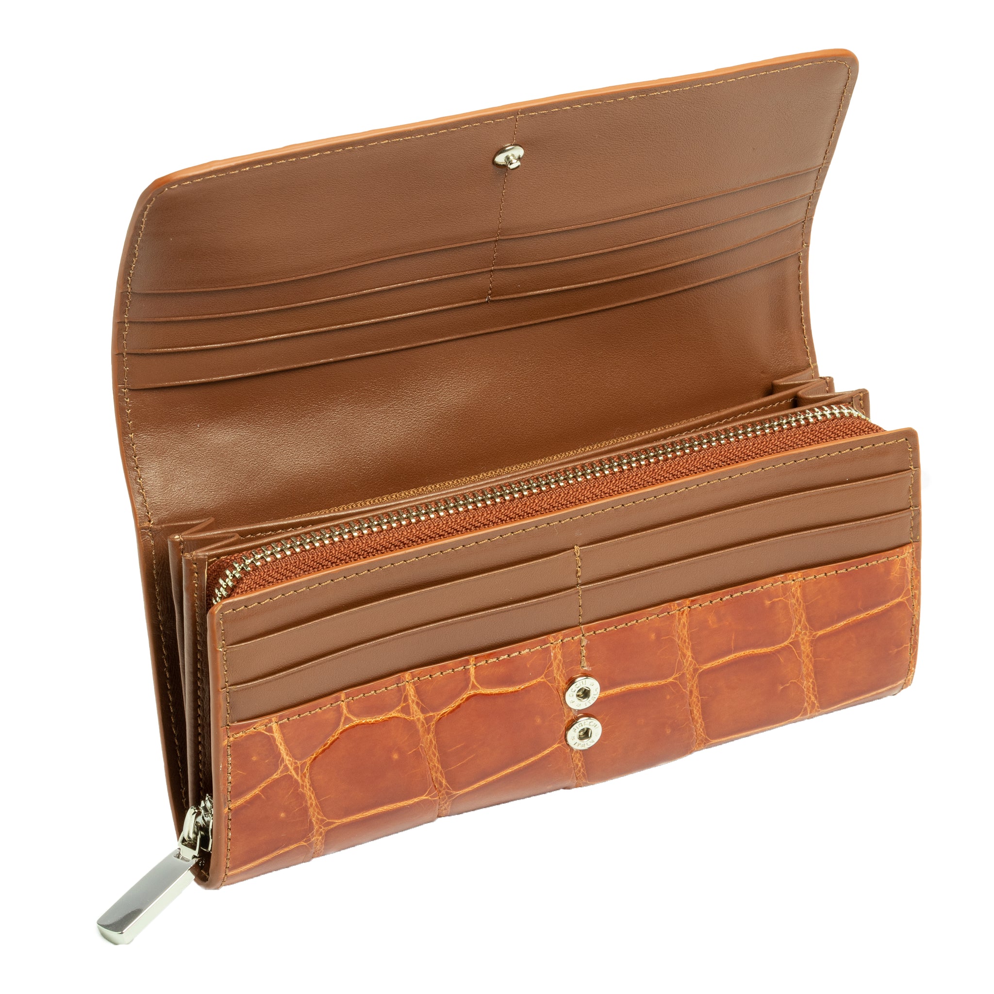 Ladies Long Purse NSB 81164 Cognac Glazed