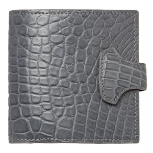 Ladies Short Wallet NMB 90320A Blue Grey Matte