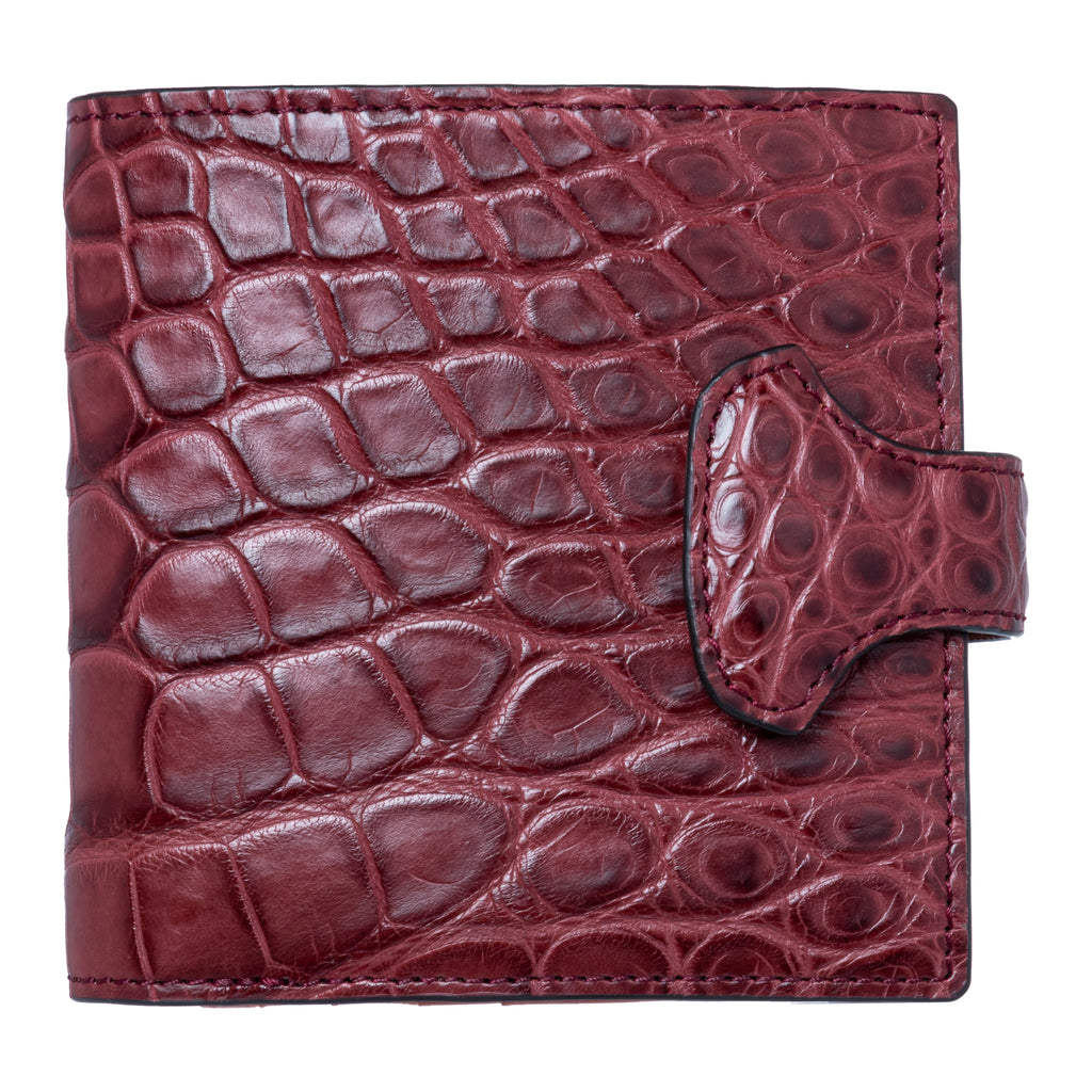 Ladies Short Wallet NMB 90320A Wine Matte