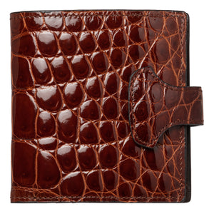 Ladies Short Wallet NSB 90320A Gold Brown Glazed