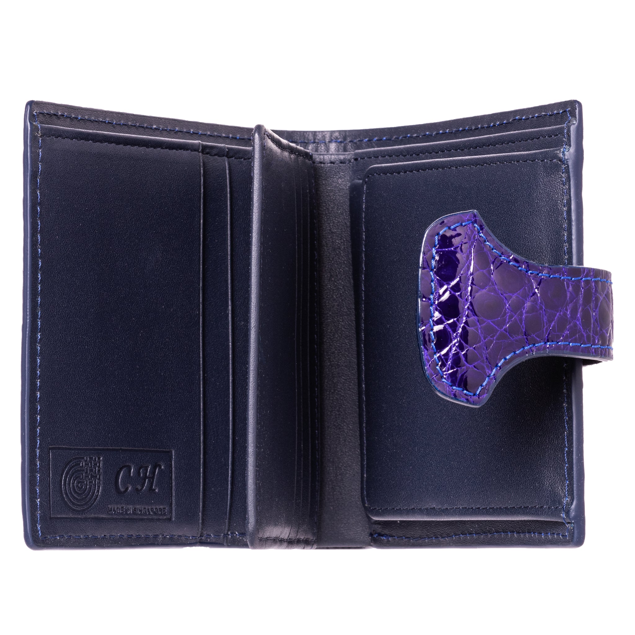 Ladies Short Wallet NSB 90320A Ink Glazed