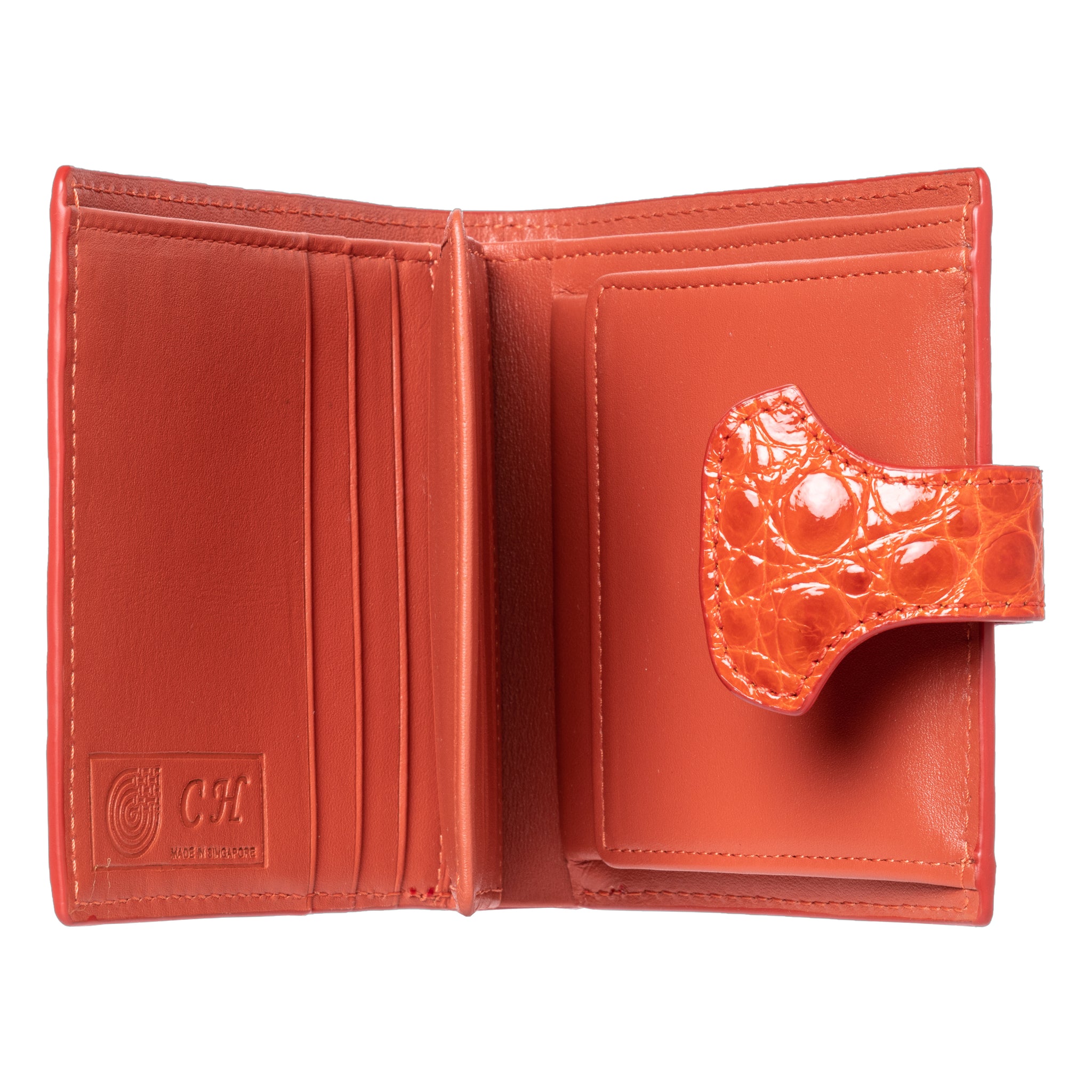 Ladies Short Wallet NSB 90320A Mandarin Glazed