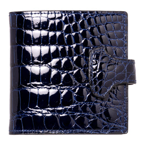 Ladies Short Wallet NSB 90320A Navy Glazed