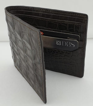 Men's Billfold Wallet NHB 900 DS Nicotine Matte