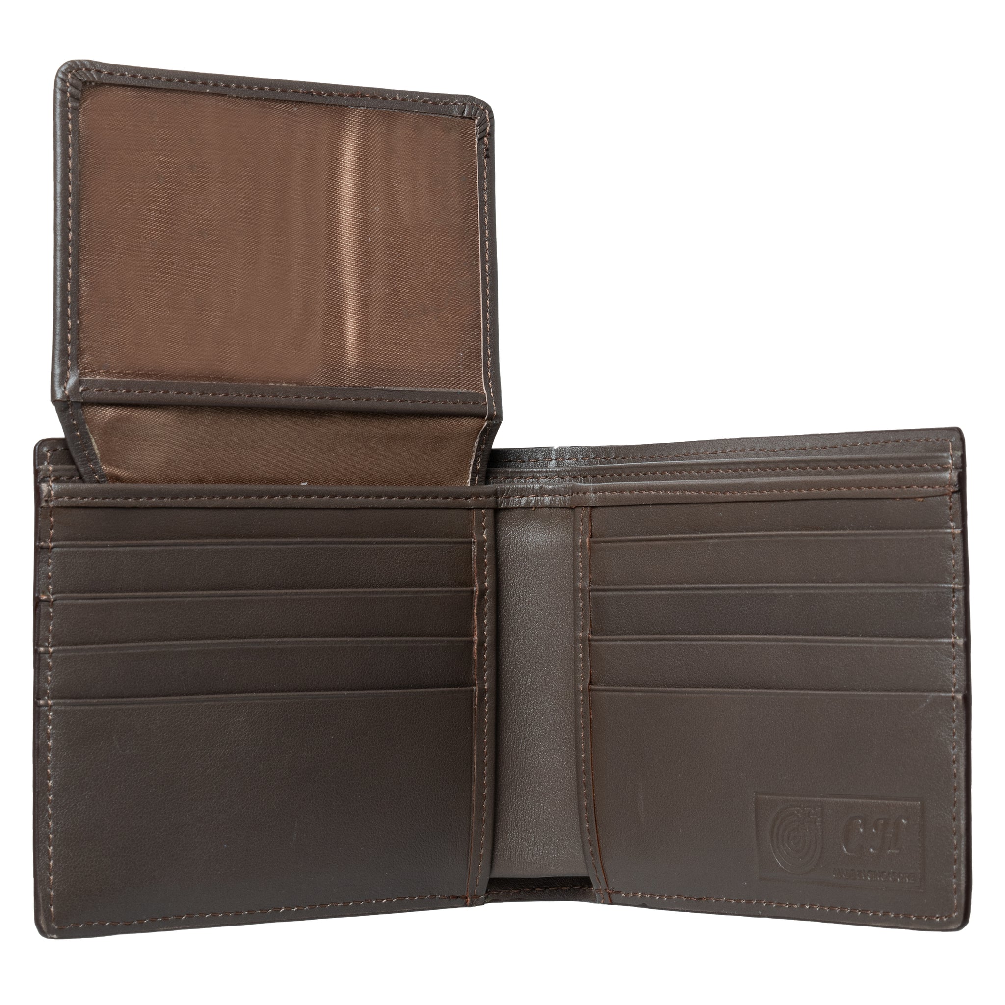 Men's Billfold Wallet NMB 902 Brown Matte
