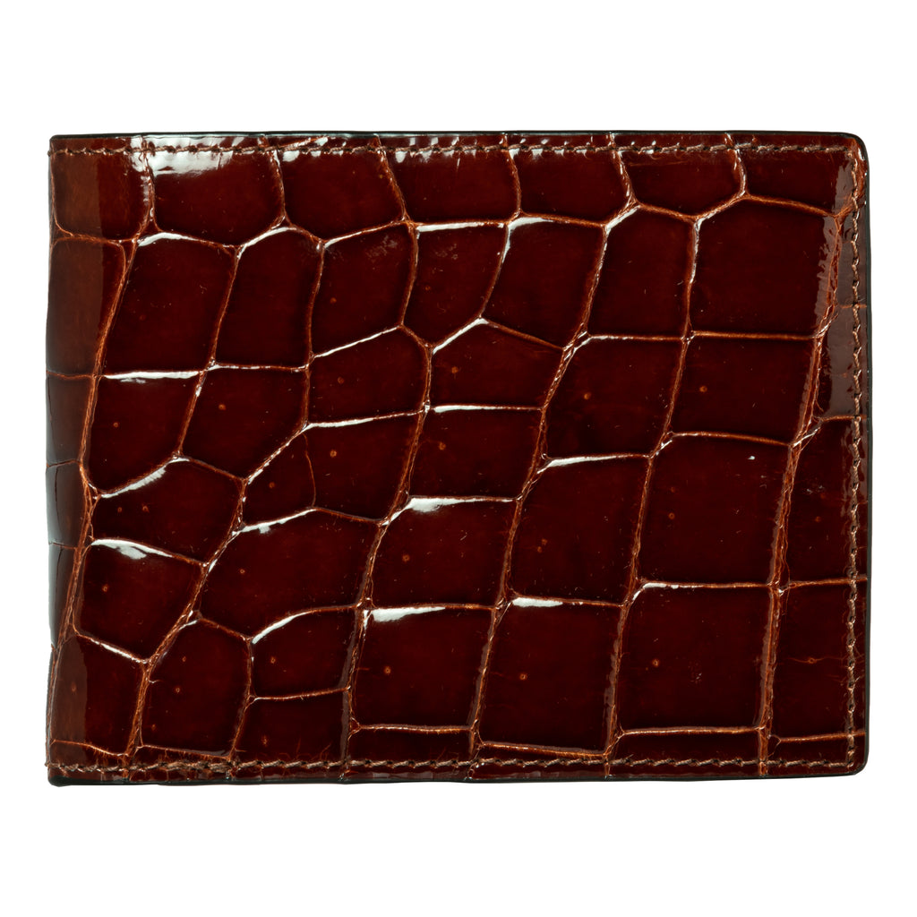 Men's Billfold Wallet NSB 81224 Gold Brown Glazed
