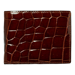 Men's Billfold Wallet NSB 81224 Gold Brown Glazed