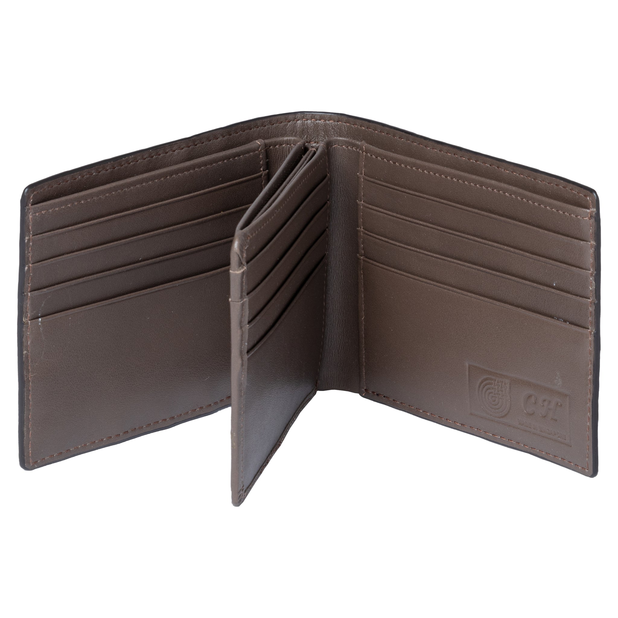 Men's Billfold Wallet NSB 81224 Gold Brown Glazed