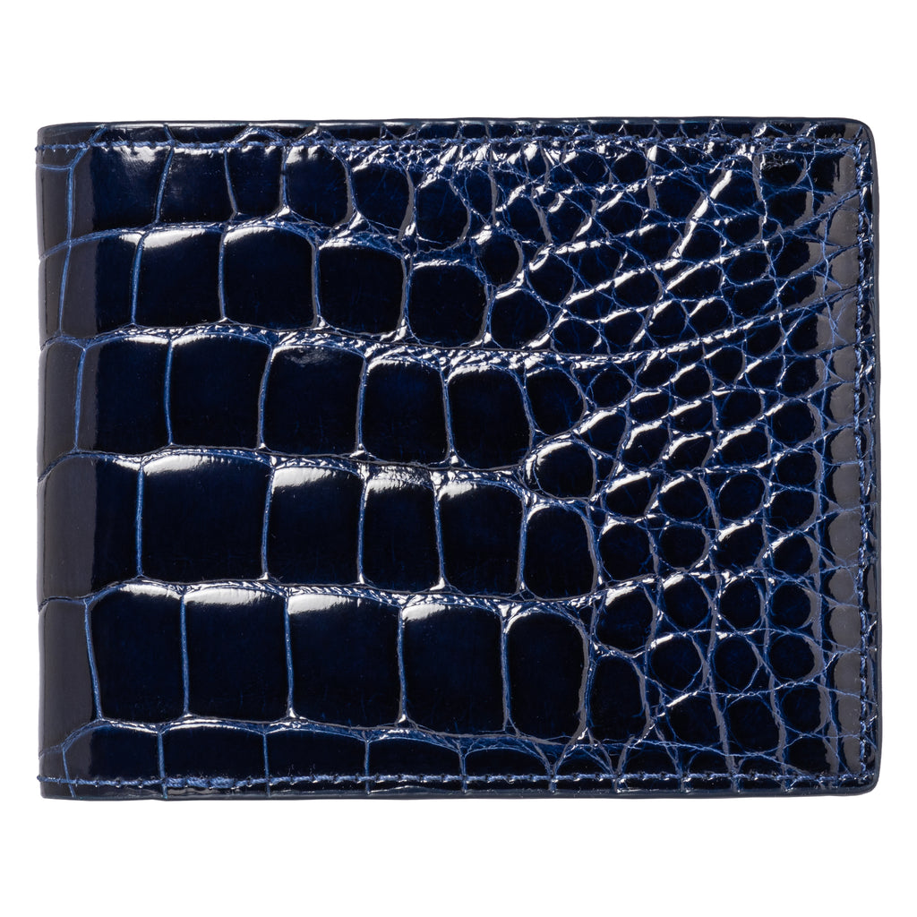 Men's Billfold Wallet NSB 81224 Navy Glazed