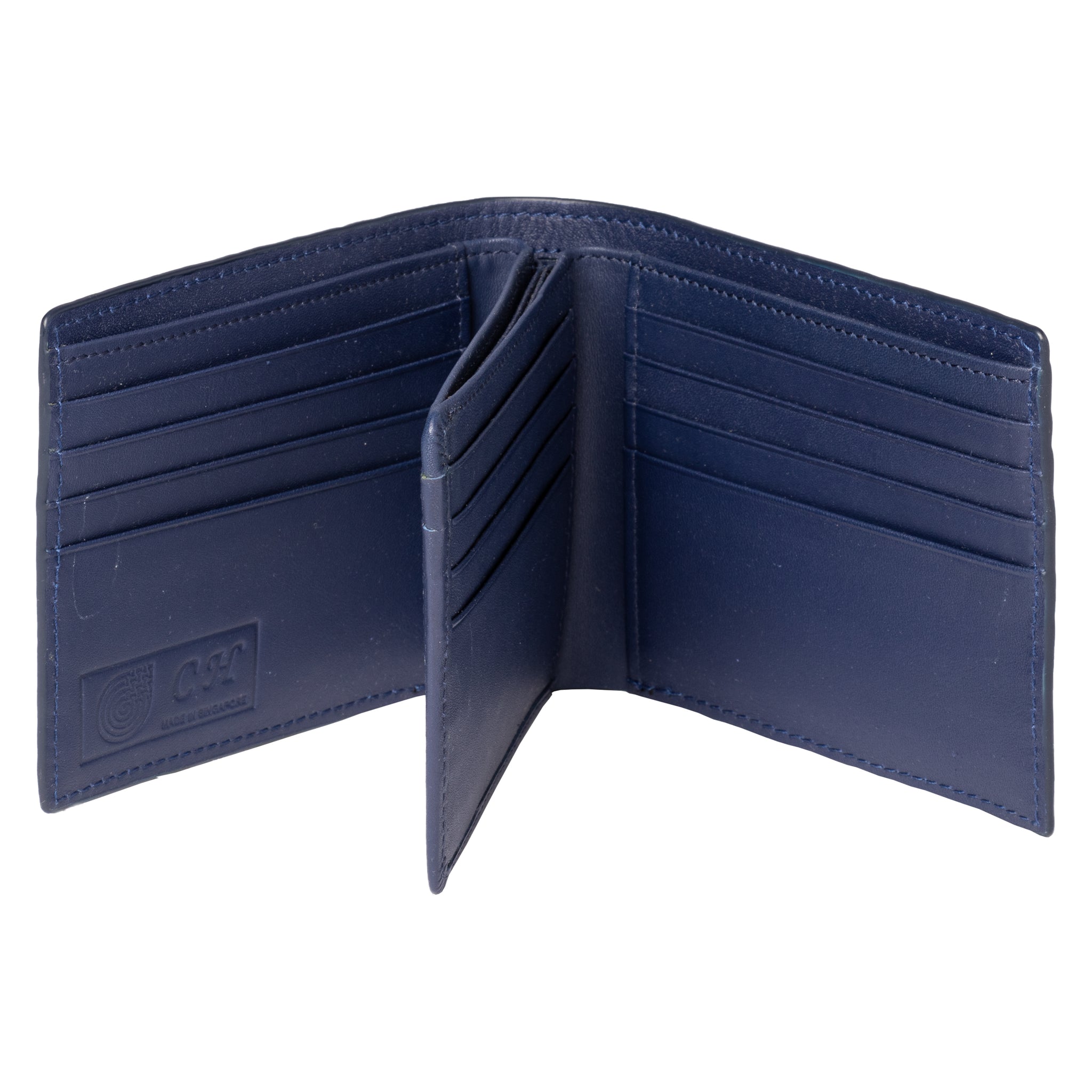 Men's Billfold Wallet NSB 81224 Navy Glazed