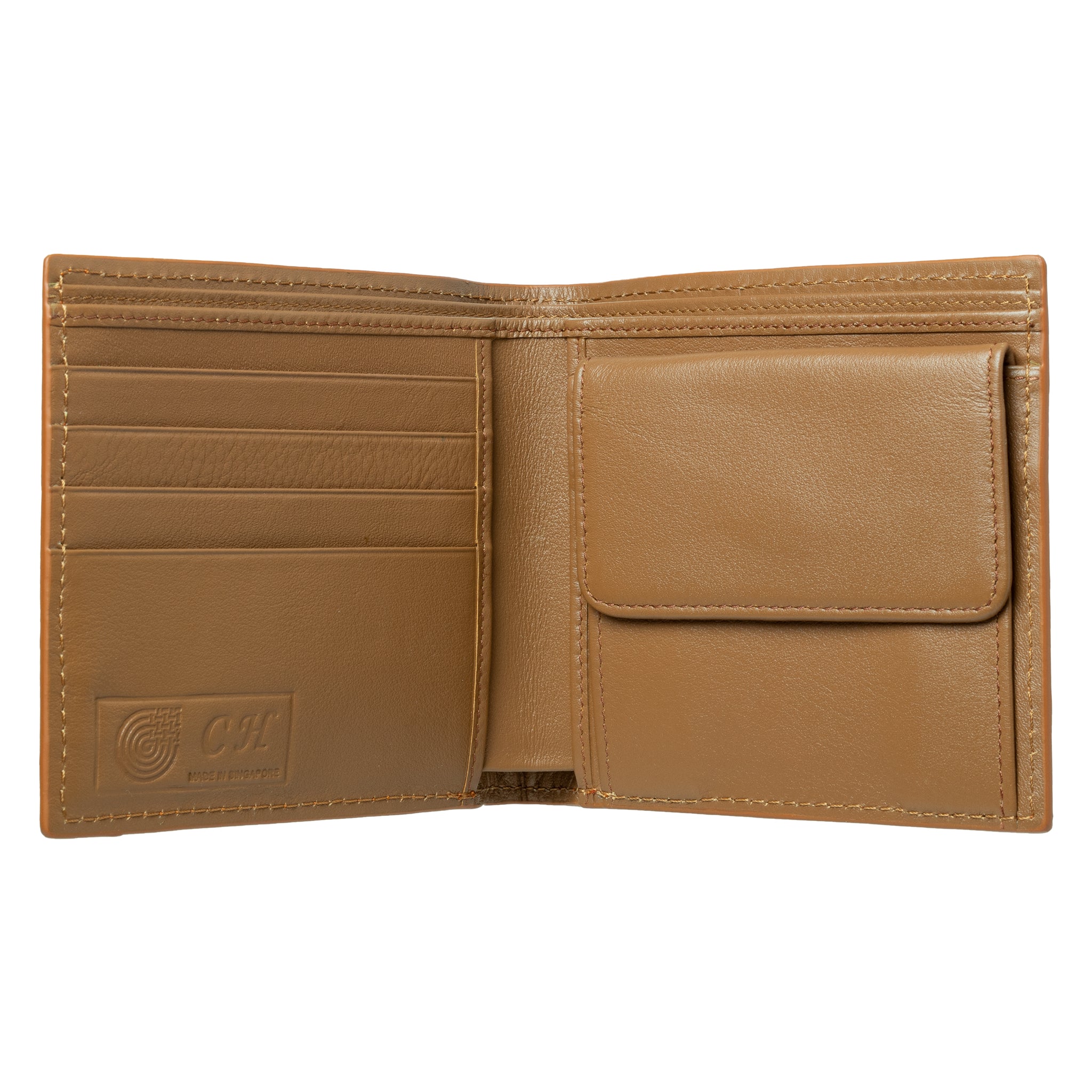 Men's Billfold Wallet NSB 901 Camel Glazed