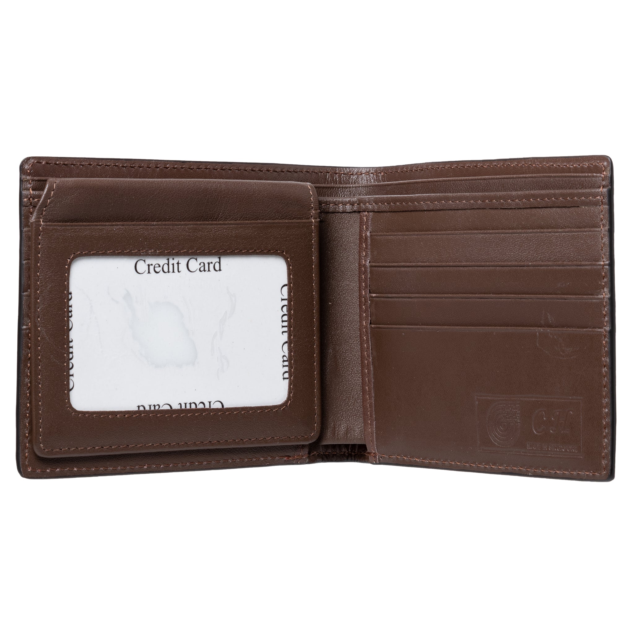 Men's Billfold Wallet NSB 902 Brown Glazed